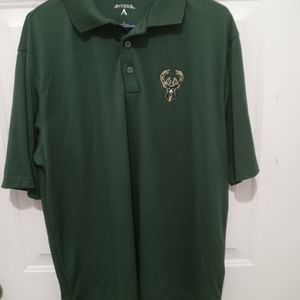 Milwaukee Bucks Antigua polo size L